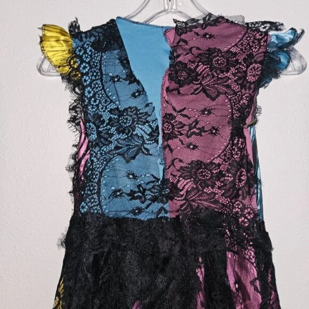 Disney Sally Dress Nightmare Before Christmas Halloween Costume Girls Medium 7-8 - Picture 6 of 10